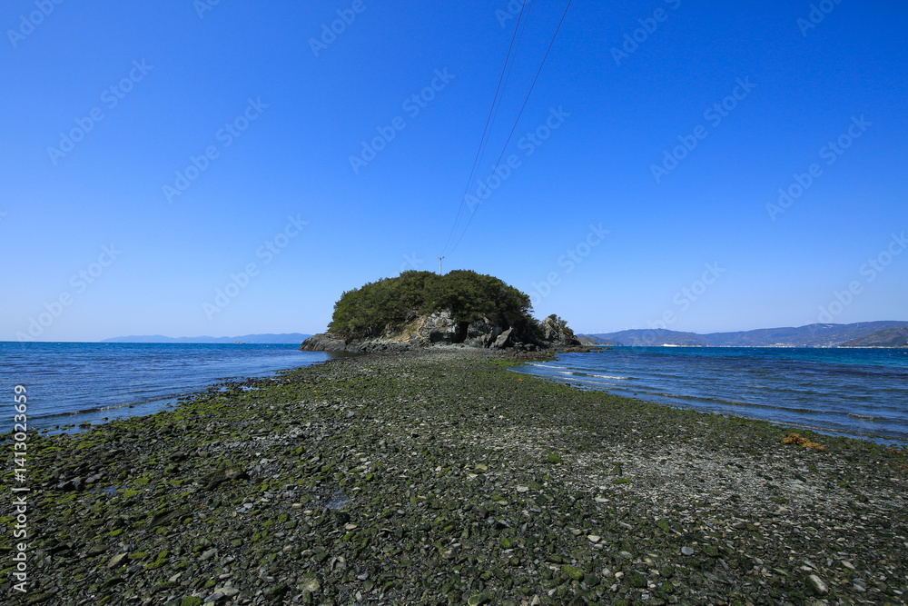 愛媛県八幡浜市 ねずみ島の風景