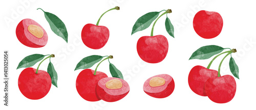 Lemon fruit Design elements. watercolour style vector illustration