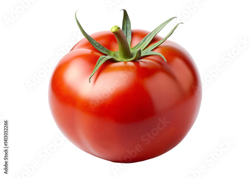 Wallpaper Mural Fresh single red tomato. PNG element  isolated on white background Torontodigital.ca