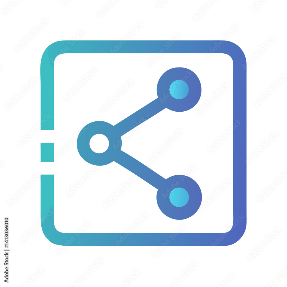 Share Symbol Icon Representing Content Distribution Share Symbol Icon Representing Content Distribution