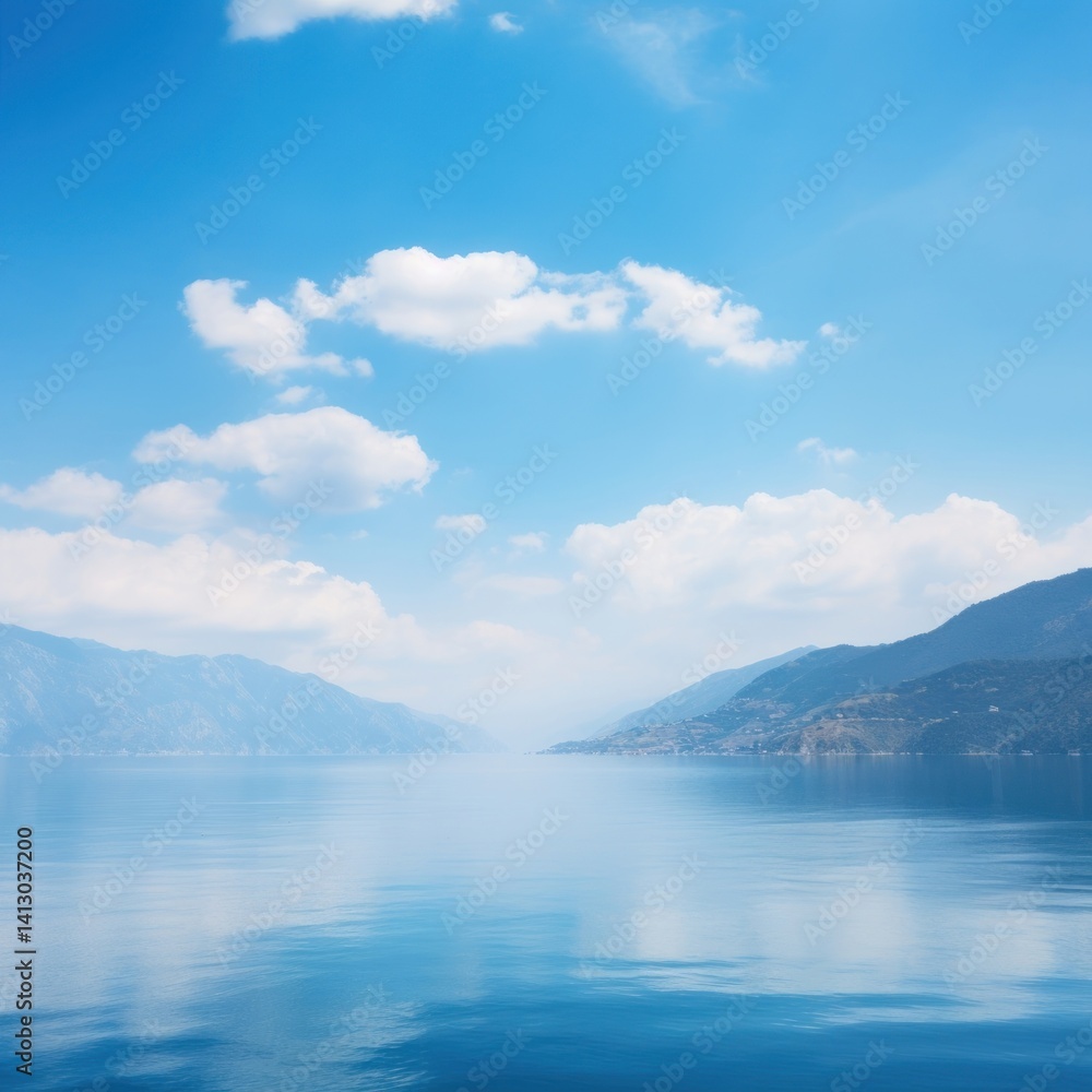 Landscape nature cloud sea. AI generated Image by rawpixel. Landscape nature cloud sea. AI generated Image by rawpixel.