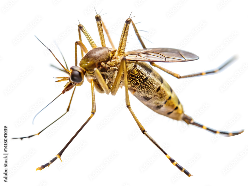 Fototapeta premium mosquito isolated on white background