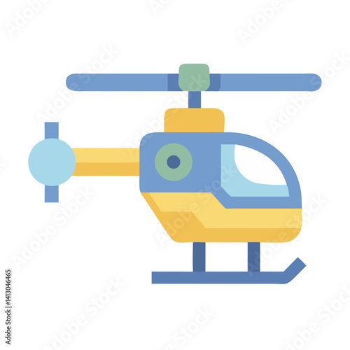 Toy Helicopter Icon – Remote Control Flying Toy Symbol