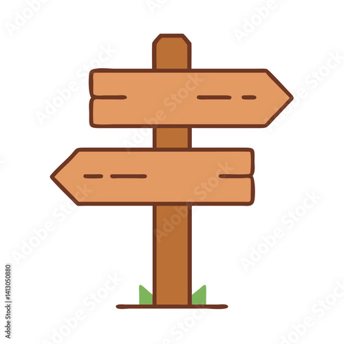 Wallpaper Mural Wooden Sign Icon Representing Campground Direction and Outdoor Navigation Torontodigital.ca