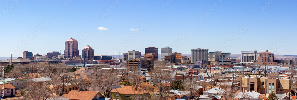 View on Albuquerque city, New Mexico