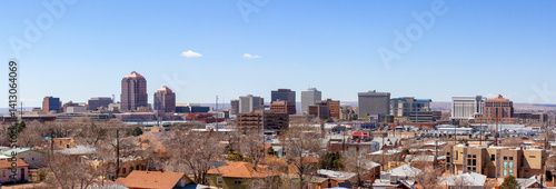 Obraz na płótnie View on Albuquerque city, New Mexico w salonie