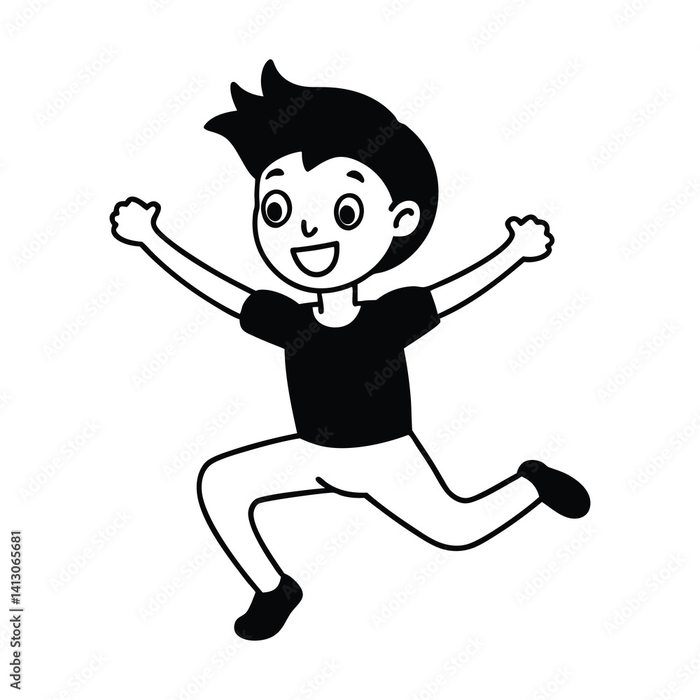 Fototapeta premium cartoon character of man vector