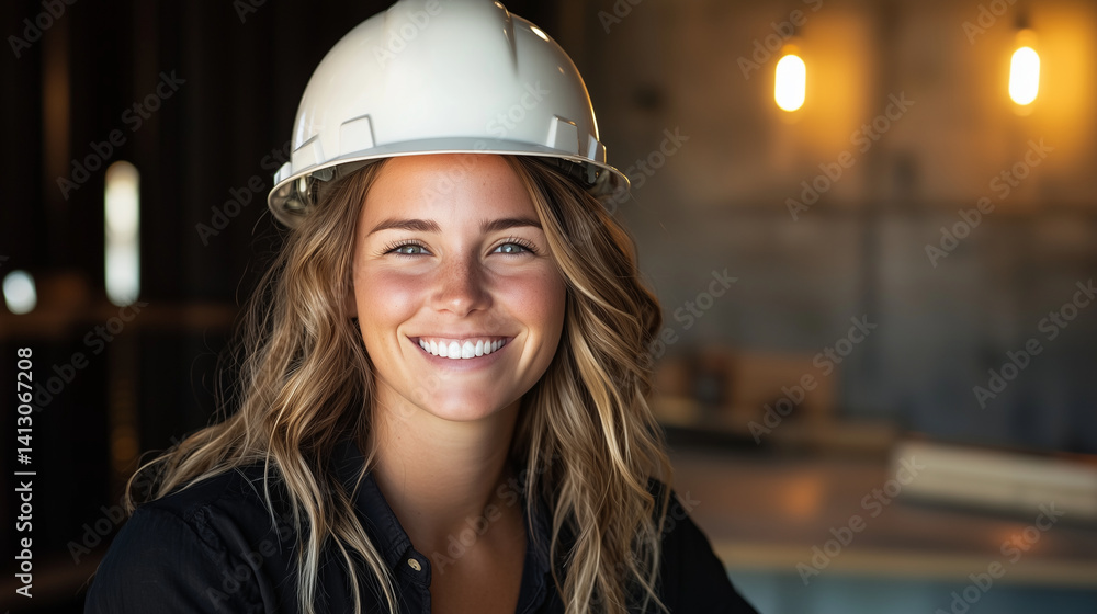 Construction desk with helmet, handshake between team starting project, modern site office Construction desk with helmet, handshake between team starting project, modern site office