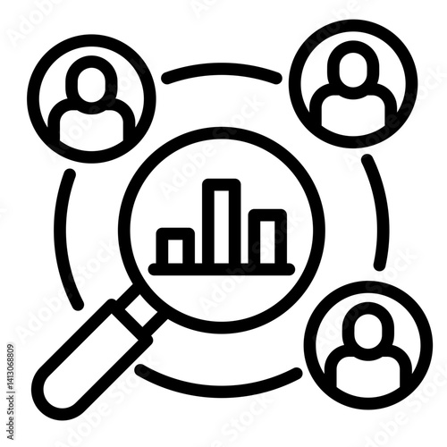 Competitive Analysis  Icon Element For Design
