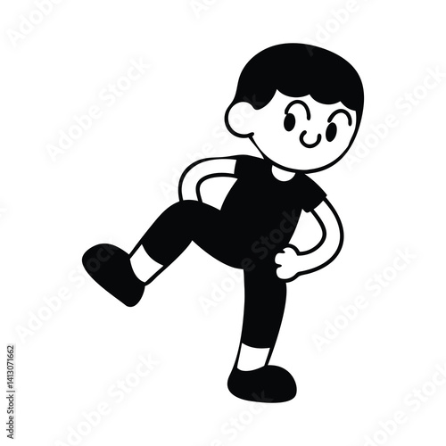 cartoon character of man vector