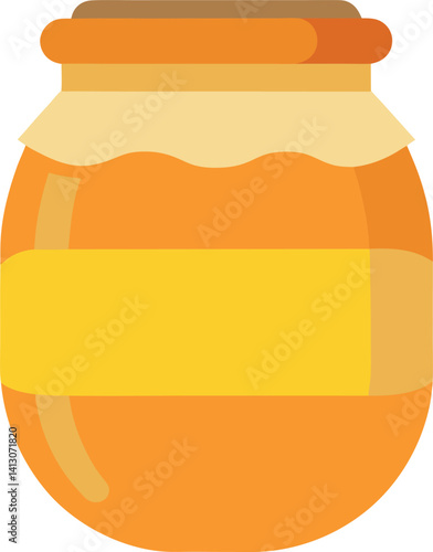 illustration of jar of honey