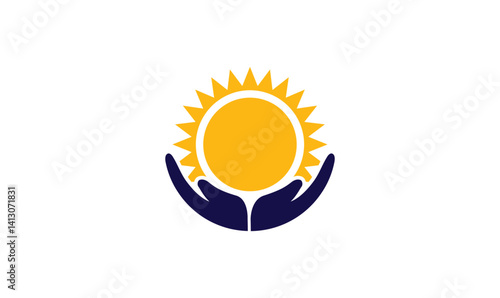 Sun Healing logo for Solar Energy Logo company