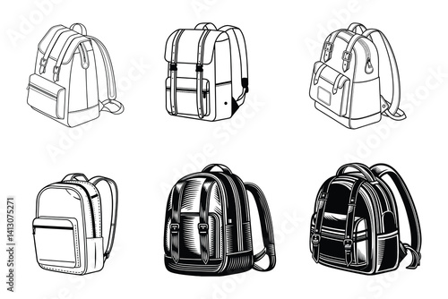 Frameless Backpack Svg