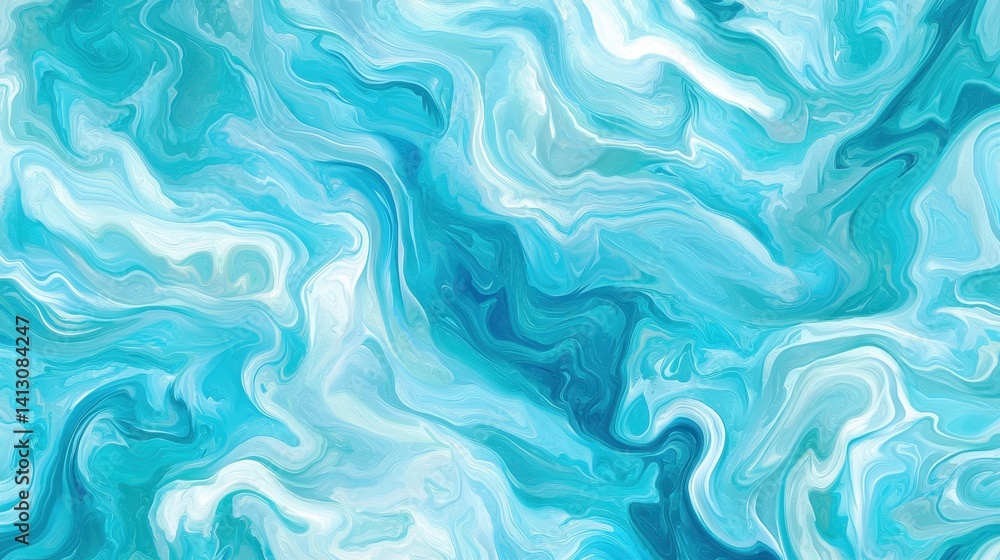 Intricate swirls of blue and white blend seamlessly, creating an abstract pattern that evokes a sense of tranquility. Ideal for artistic backgrounds or interior decor Intricate swirls of blue and white blend seamlessly, creating an abstract pattern that evokes a sense of tranquility. Ideal for artistic backgrounds or interior decor