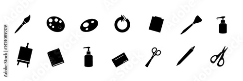 Art & Creative Tools Icons