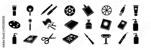 Art & Creative Tools Icons