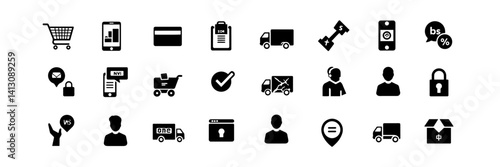 E-Commerce & Online Shopping Icons