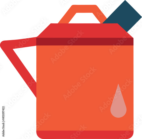 vector illustration of a gas can