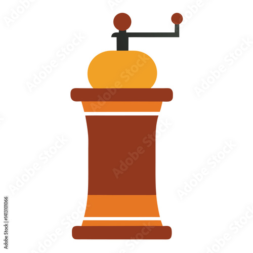 coffee grinder isolated on white