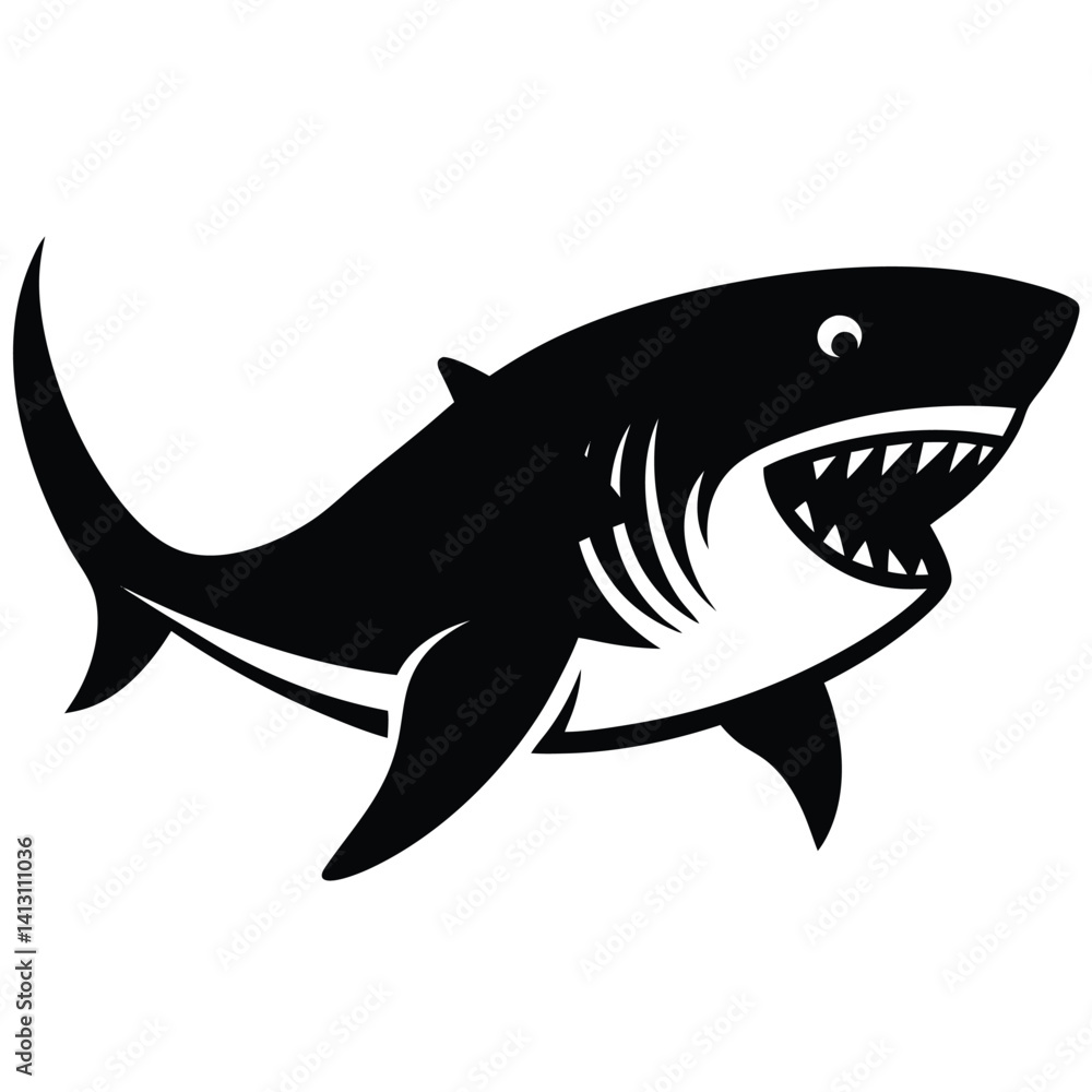 shark silhouettes vector shark silhouettes vector