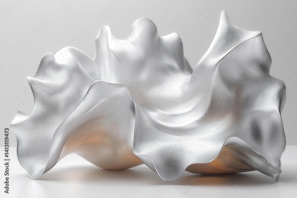 Modern Metallic Abstract Sculpture - Sleek and Stylish Home Decor for Contemporary Interior Design Modern Metallic Abstract Sculpture - Sleek and Stylish Home Decor for Contemporary Interior Design