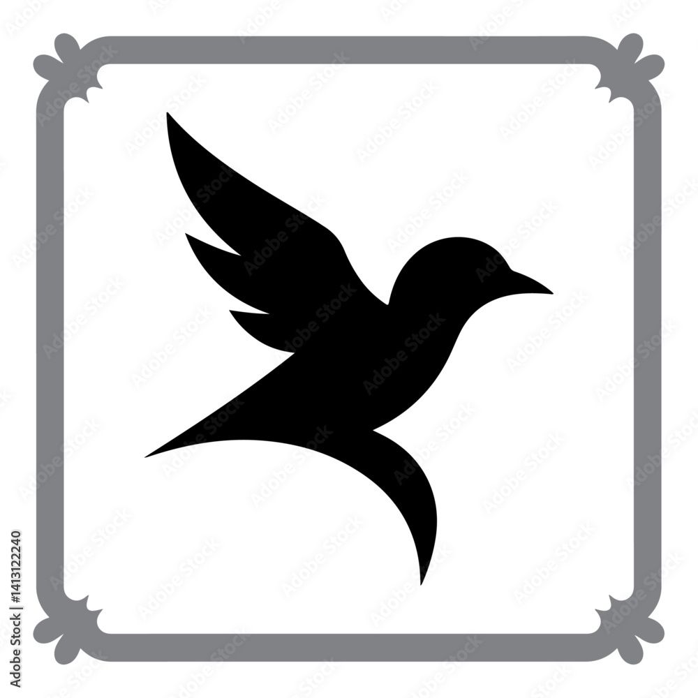 Fototapeta premium Flying Birds and Perch Poses Collection