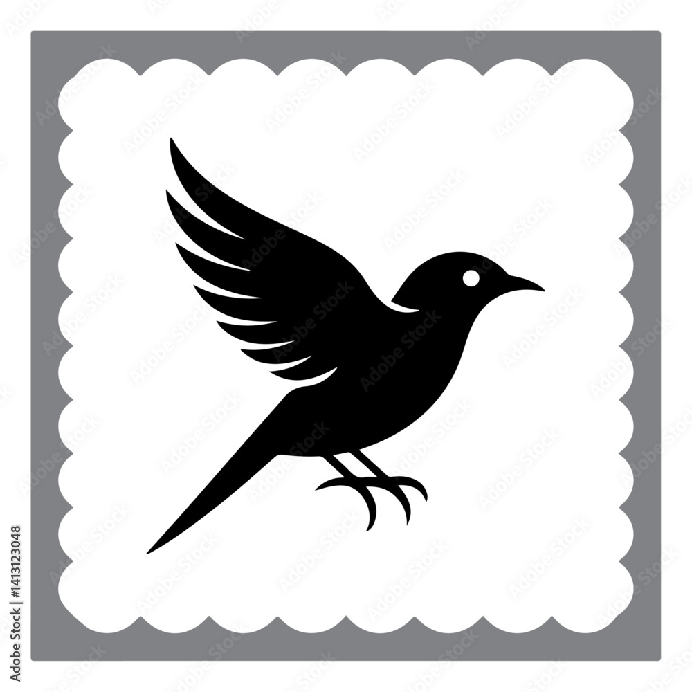 Obraz premium Bird Silhouettes for Logo and Print