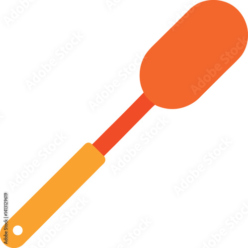 kitchen spatula isolated on white