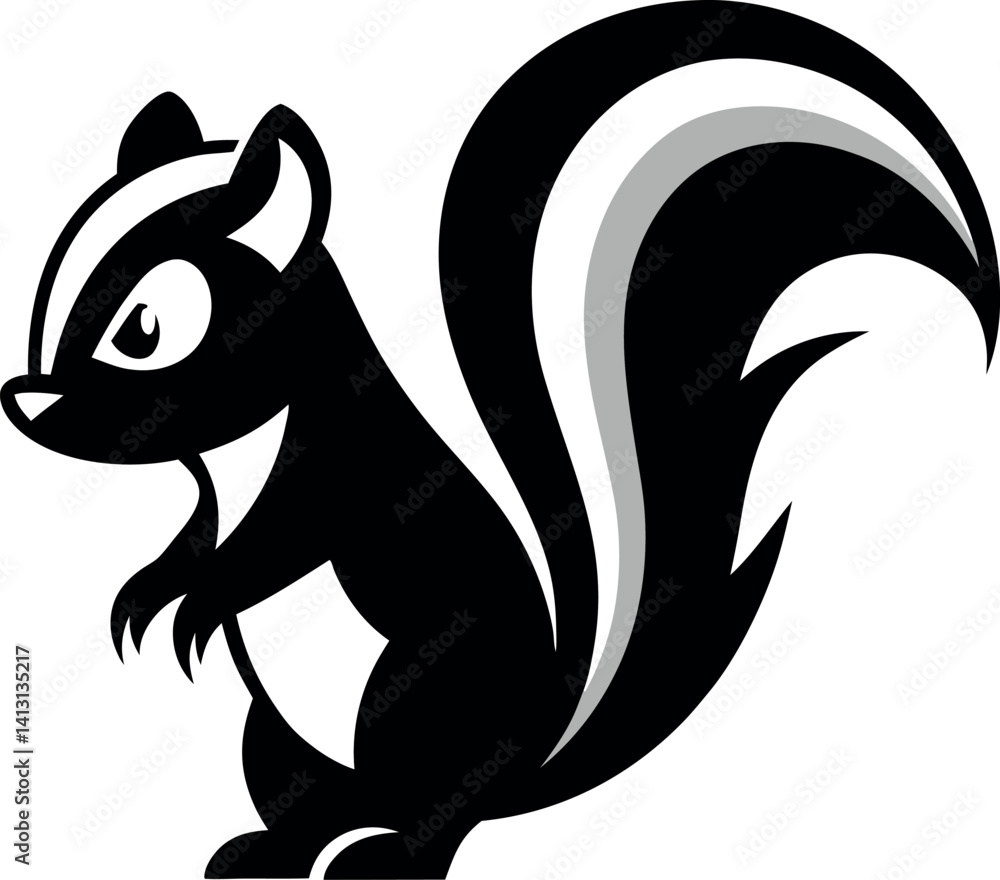 squirrel on a white background squirrel on a white background