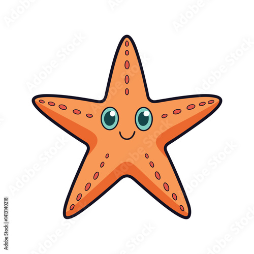 Starfish icon silhouette vector with white background