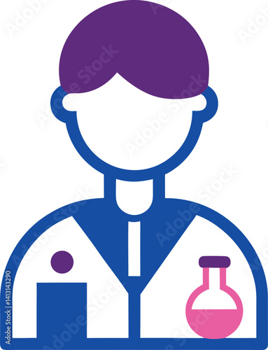 vector illustration of a doctor
