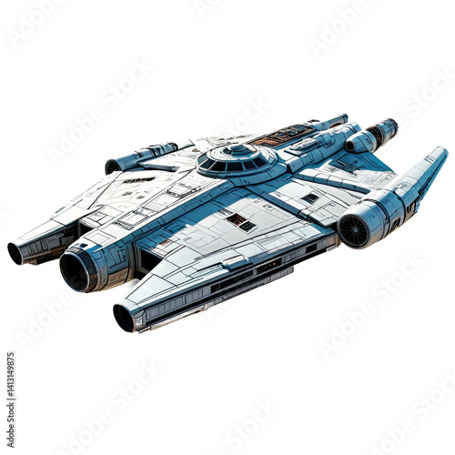 Starship Cruiser from the Future War