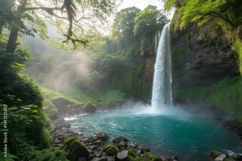 Obraz premium waterfall in thailand