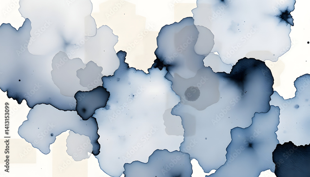Abstract Ink Paint Textures, watercolor. with white shades Abstract Ink Paint Textures, watercolor. with white shades