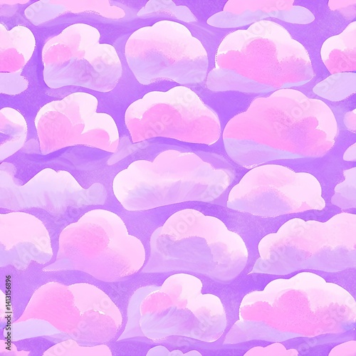 cute purple pattern background