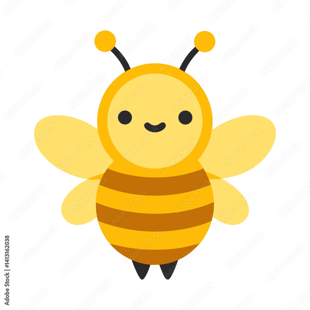 Obraz premium bee cartoon character