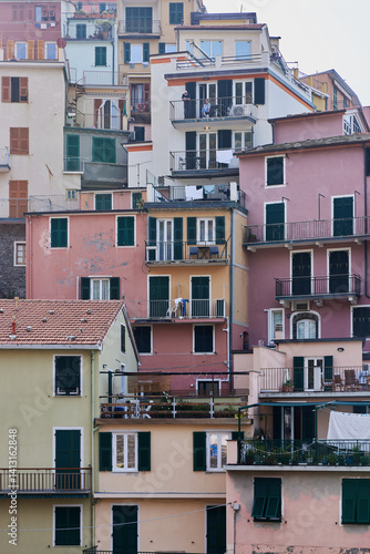Obraz na płótnie Manarola, Cinque Terre (Italian Riviera, Liguria) w salonie
