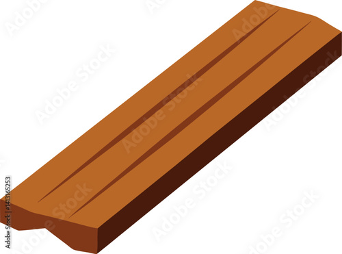 chocolate bar isolated on white