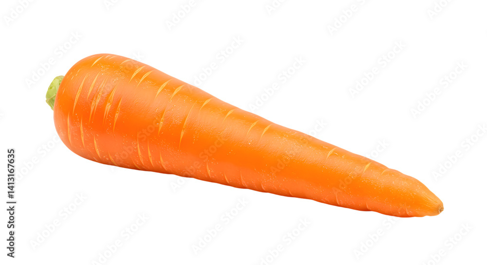 Fresh orange carrot, a healthy raw root vegetable isolated on white Fresh orange carrot, a healthy raw root vegetable isolated on white