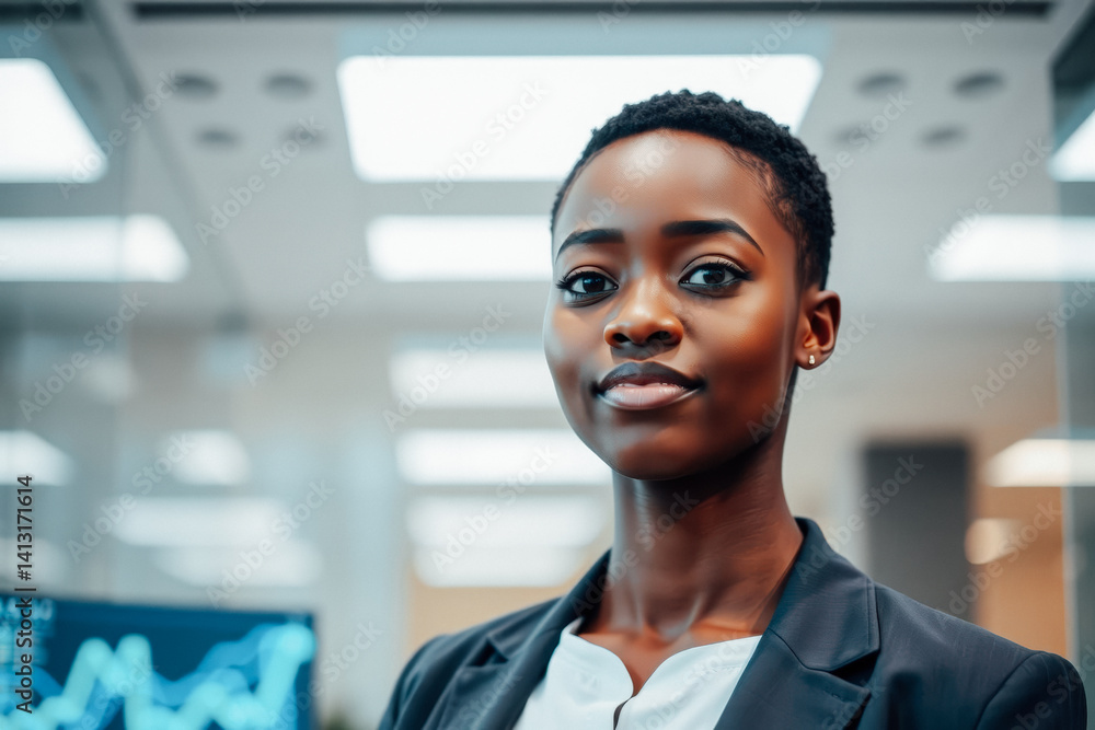 Confident African Woman Business Professional