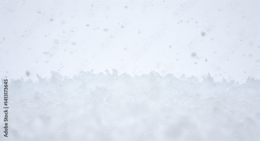 Obraz premium Natural snow. White abstract background. Winter. 