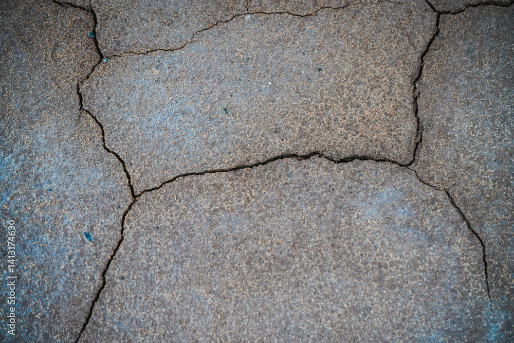 Obraz premium Background with cracked ground texture. Use for a banner. Close-up. High quality photo