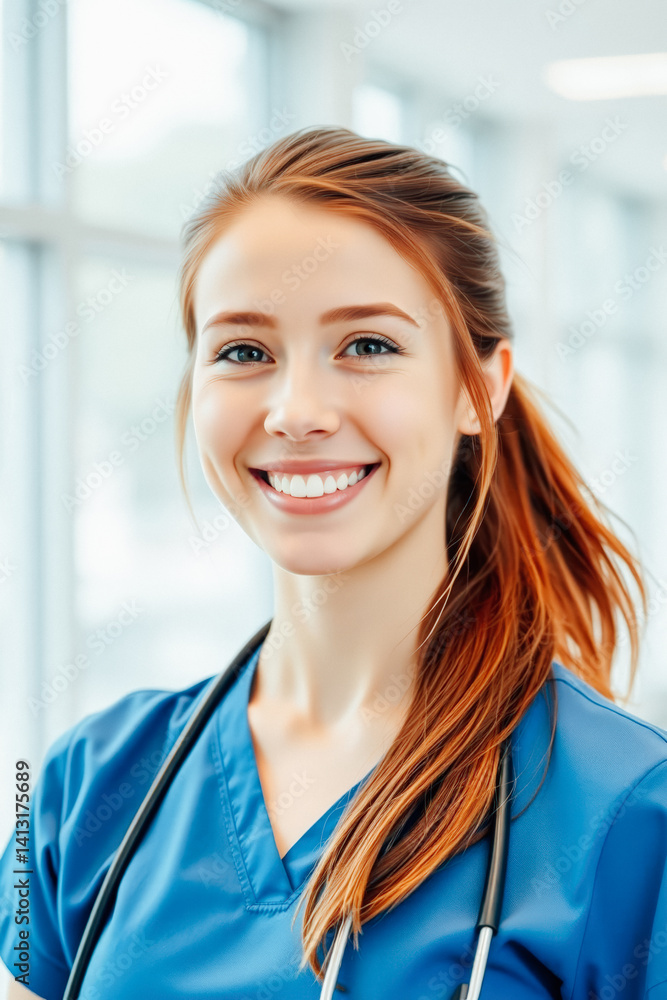 Friendly Doctor Smiling Portrait