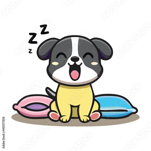 dog vector illustration. Emotions & Expressions Dogs
