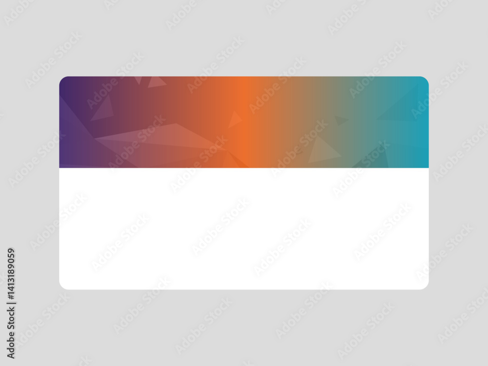 Naklejka premium Dynamic gradient LinkedIn header for creative professionals