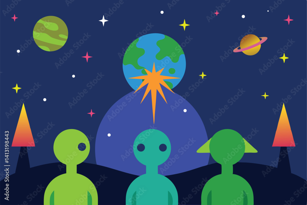 astronaut and ufo astronaut and ufo