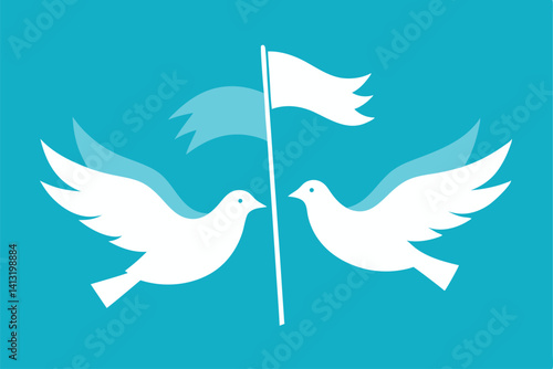 dove and peace symbol
