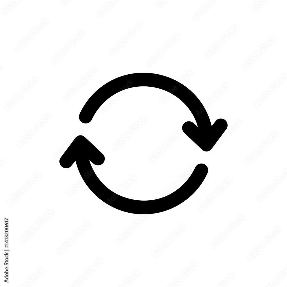 Circle Arrow Rotation for Adaptability Icon Circle Arrow Rotation for Adaptability Icon