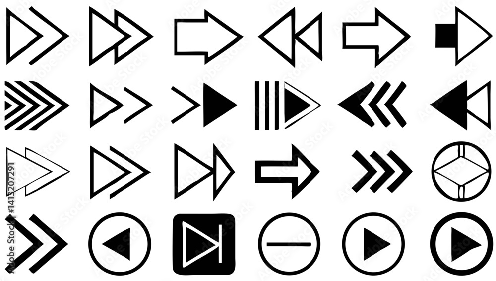 arrow icons set arrow icons set
