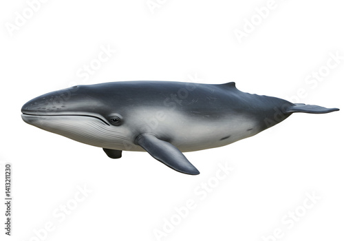 Tableau sur toile Stunning Image of a Pygmy Right Whale